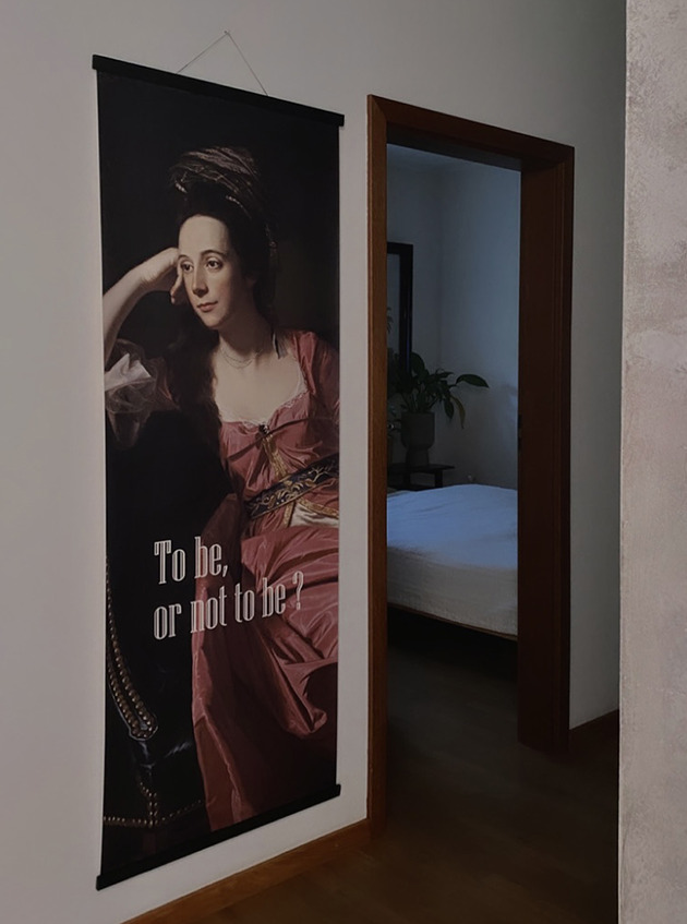 grafiki i ilustracje To be, or not to be  - obraz na płótnie