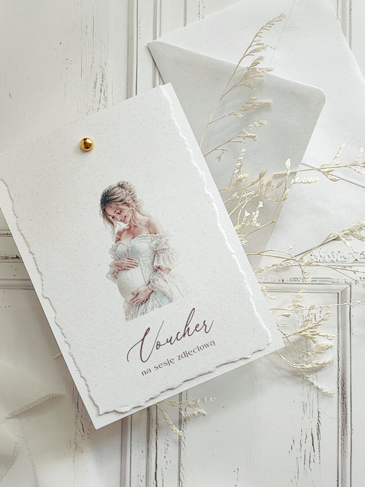kartki scrapbooking Vouchery na sesję zdjęciową nr 23 - 5szt.