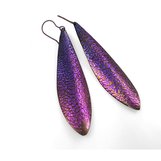 kolczyki - inne Piórka z tytanu