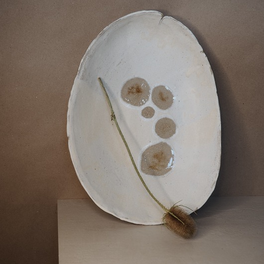 patery i talerze Duża patera muszla