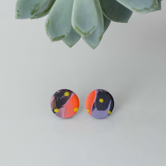 piękne kolczyki handmade Hellaclay