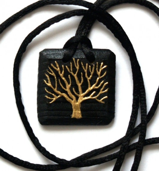 Gold Tree abstrakcja