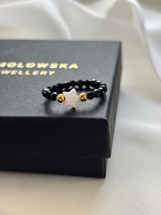 pierścionki elastyczne Pierścionek elastyczny gwiazdka