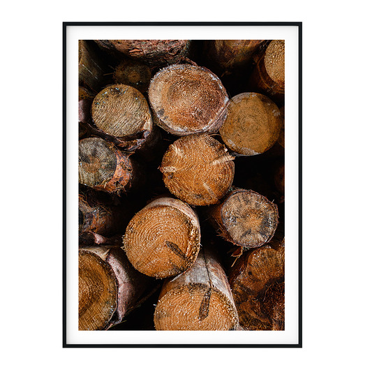 Plakat skandynawski Drewno no. 3 myscandi