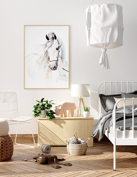 obrazy i plakaty Plakat z koniem, pokój nastolatki