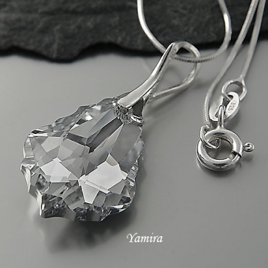 kryształ Swarovski baroque Crystal CAL wisior yamira