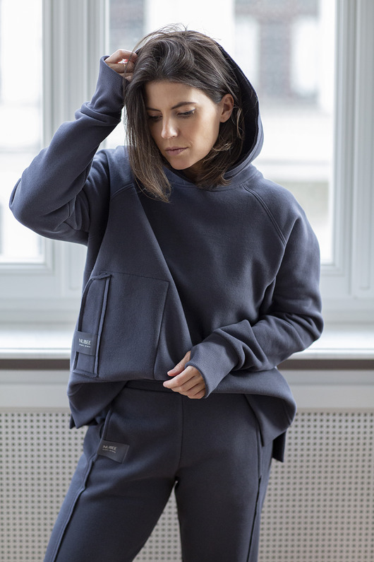 bluza z kapturem damska NOWOŚĆ - Bluza kangurka Hat Switch