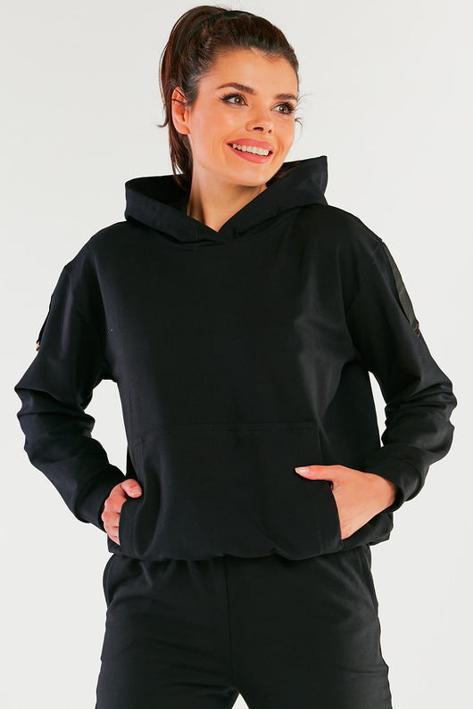 bluza z kapturem damska Bluza C248