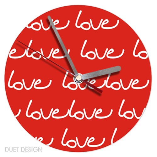Zegar Love Duet design Duet design