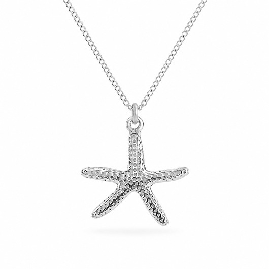 złote naszyjniki STARFISH -naszyjnik srebro, srebro złocone, różowe złoto