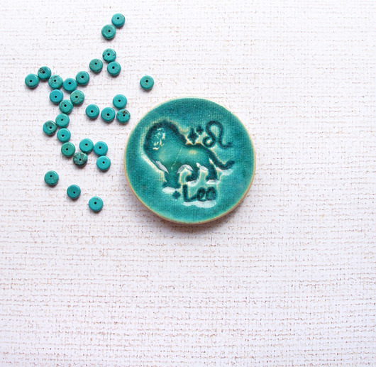 LEW :: magnes ceramiczny :: znaki zodiaku kaktusia
