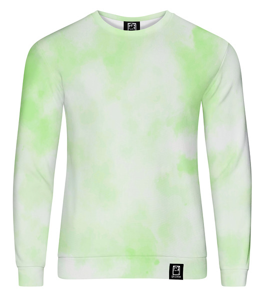 bluza bez kaptura damska Bluza Bez Kaptura Damska DR.CROW Pastele Zielone