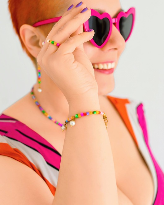 bransoletki z kamieni naturalnych Bransoletka : summer collection