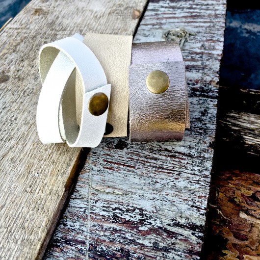 Zestaw Komplet Skórzanych Bransoletek Freeze CADOaccessories