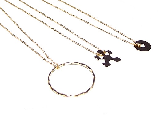Delikatny naszyjnik puzzel karma krążek Czaki Bransoletki