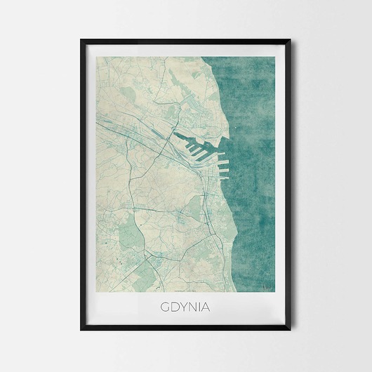 Plakat Gdynia - CityArtPosters CityArtPosters