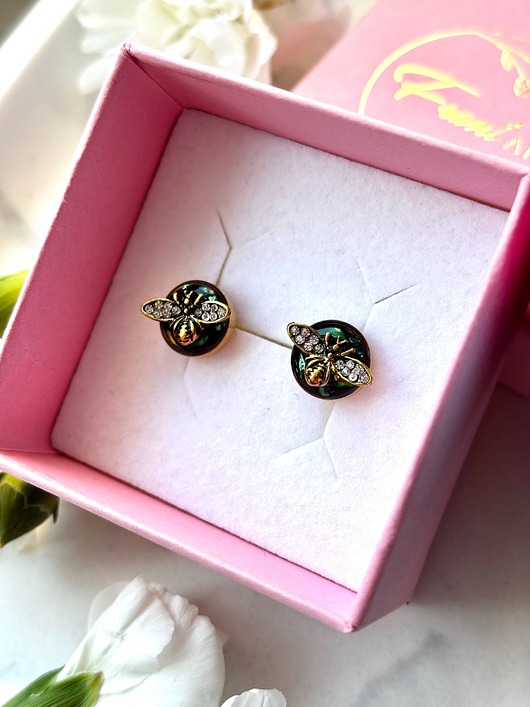 kolczyki - inne Kolczyki pszczółki