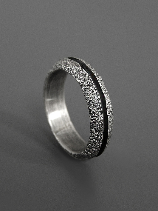 obrączki Obrączka, Surowe Srebro