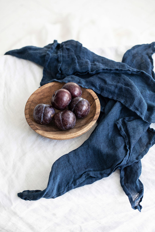 obrusy i serwetki ZESTAW DELIKATNYCH SERWETEK  - navy blue