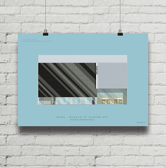 MoMA New York - plakat giclee art minimalmill