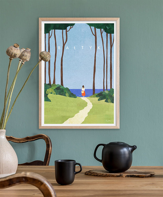 plakaty Morze Bałtyckie - na plażę - plakat fine art