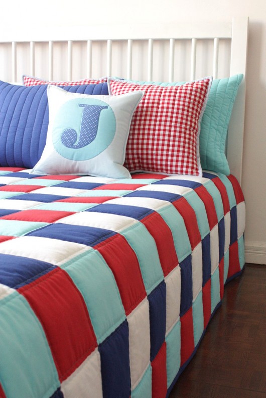 Narzuta patchwork dwustronna |ORRO| patchwork house