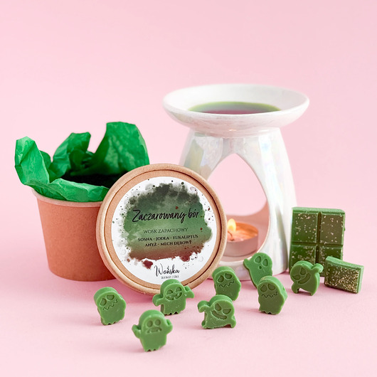 świece zapachowe Wosk zapachowy Zaczarowany bór - aromat świeżego lasu w Twoim domu