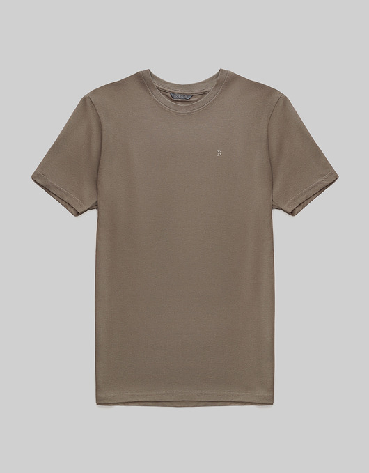t shirt męski koszulka como khaki BORGIO