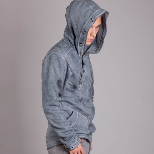 Bluza M 0050 z kapturem barwiona Czachor