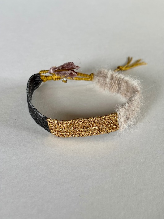 bransoletki na sznurku Bransoletka handmade na sznureczku, z regulacją