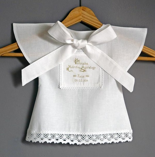 szatki, ubranie na chrzest Szatka do Chrztu Świętego