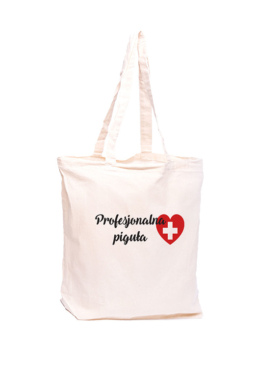 Torba z nadrukiem -  Profesjonalna piguła (S) AllbagAllprints
