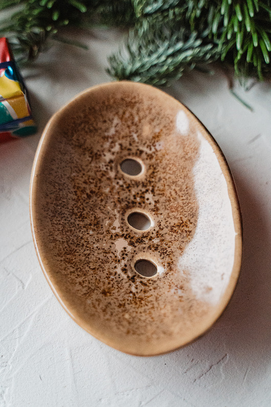 mydelniczki Mydelniczka ceramiczna OVAL