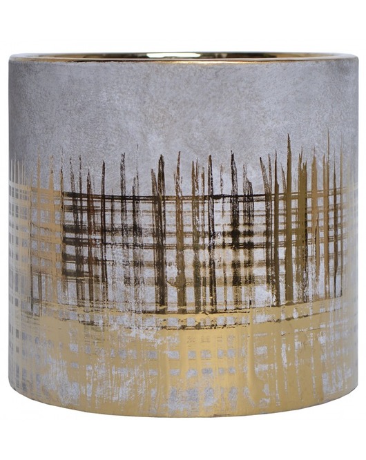 Osłonka Ceramiczna Szaro-Złota MIA home