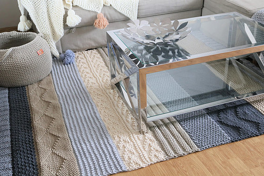 Dywan prostokątny patchwork wzorzysty kolorowy Made of Weaves