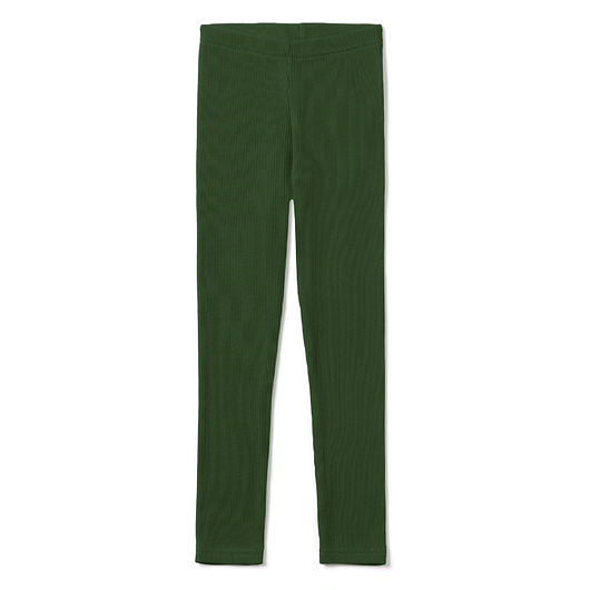 legginsy i getry dla dziewczynki Legginsy dziecięce prążek leśny