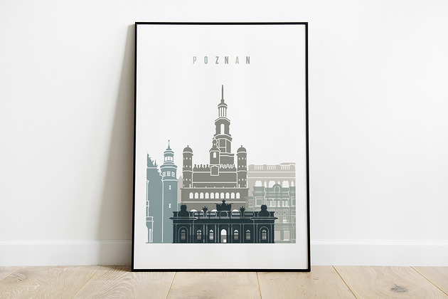 Poznań plakat, grafika,obraz Pas De LArt