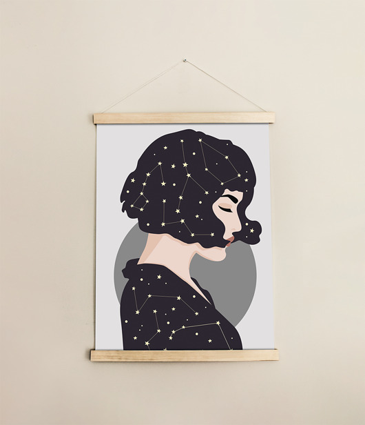 Wieszak na plakat - różne rozmiary Agnieszka Ślusarczyk