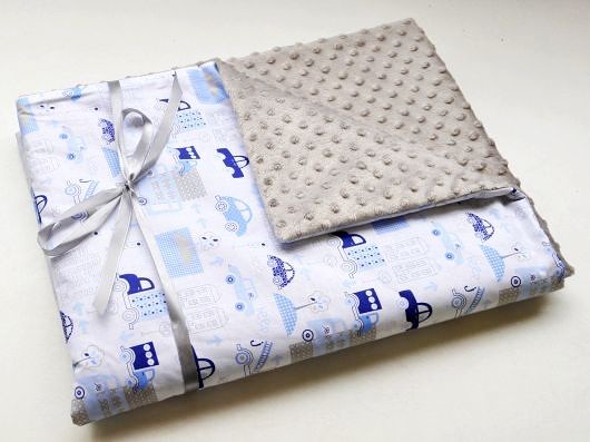 Koc MINKY _AUTA_ 75x100 cm_PROMOCJA !!! MOJAMAJA