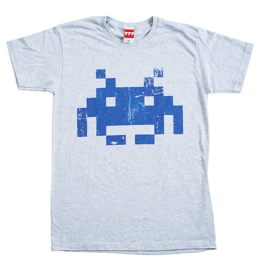 koszulka SPACE INVADER BLUE Tshirt 777 Tshirts