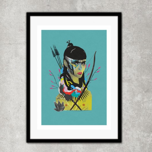 Amazonka A2 art Giclee print Żaneta Antosik PRINTS