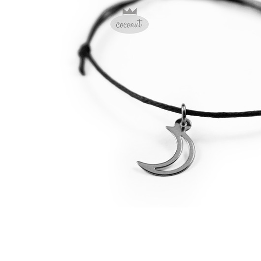 Bransoletka MOON Księżyc - srebro 925 COCONUT
