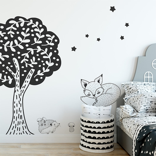 Naklejki ścienne Nocny Las Make My Wall 