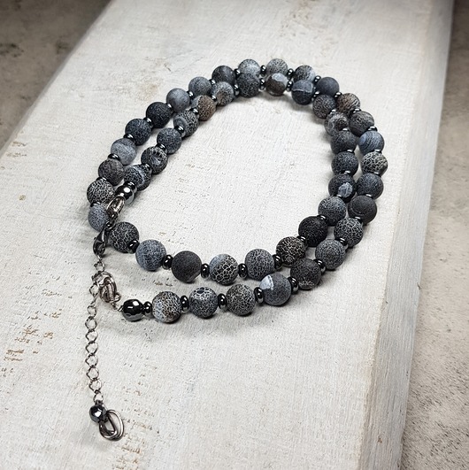 korale Korale z agatem dragon kors32