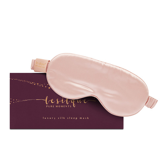 opaski na oczy LE SILQUE Opaska na oczy z jedwabiu - ROSE GOLD