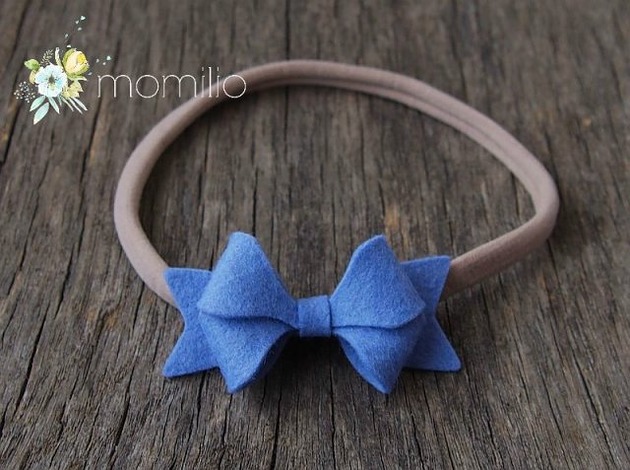 ozdoby do włosów dla dzieci Opaska do włosów Butterfly Bow Periwinkle