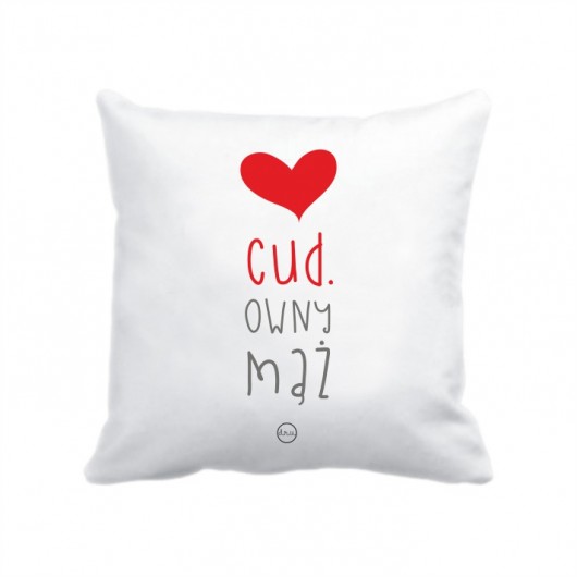 poszewka. cudowny mąż Love Life and Forest