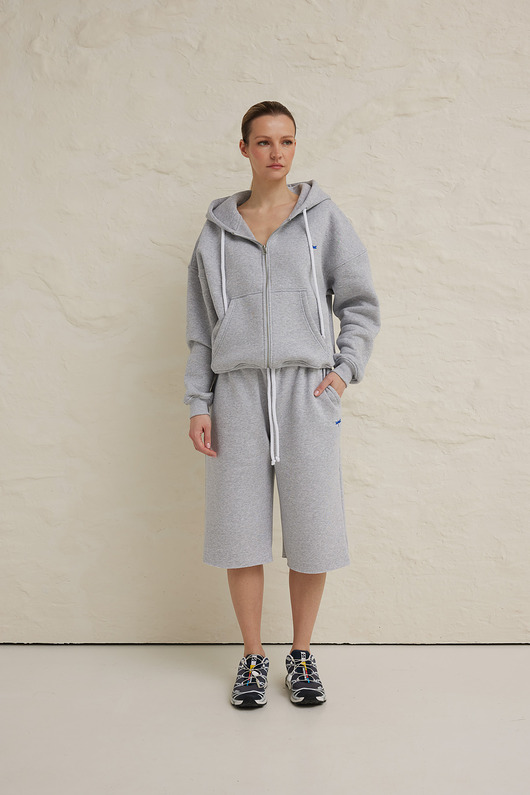 spodnie dresowe damskie Spodnie QUEENS gray