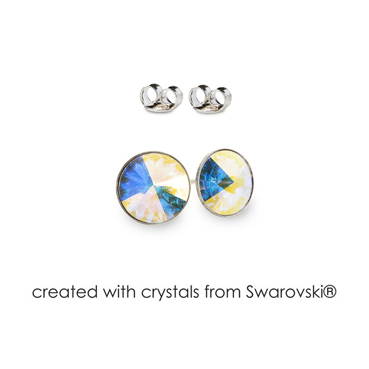 Srebrne kolczyki z kryształami marki Swarovski Alessandra unique