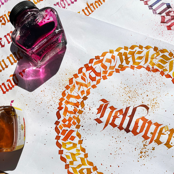 Warsztaty inne Kaligrafia abstrakcyjna - warsztaty kaligraficzne